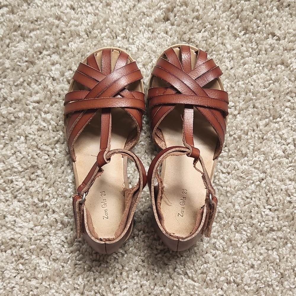 Zara Girls t-strap sandal